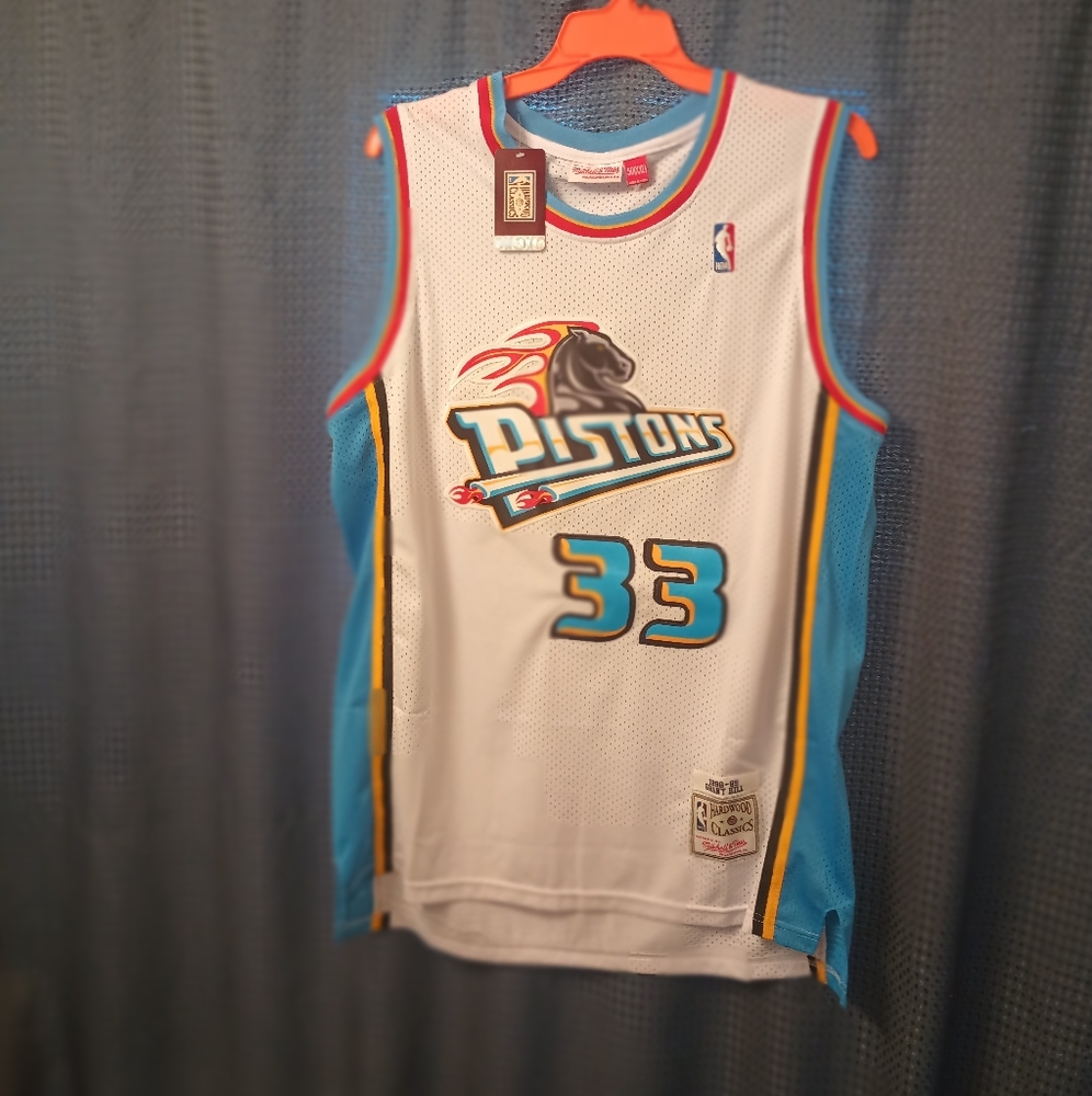 2xl Grant Hill Mitchell and Ness Jersey embroidered stitched new with tag